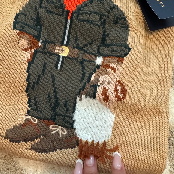 Ralph Lauren Tan and Cream Knit Cardigan - Picture 6 of 7